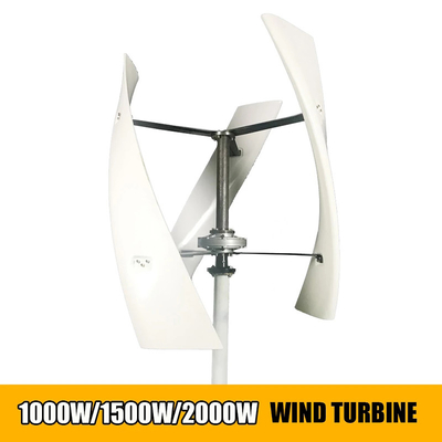 Puissance de sortie verticale incurvée 5KW 120V IP54 Vawt résidentiel de turbine de vent de conception de lame