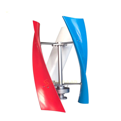 Axe vertical vertical 12V d'énergie éolienne du générateur de turbine de vent d'axe de lame en nylon 600W 24V 48V