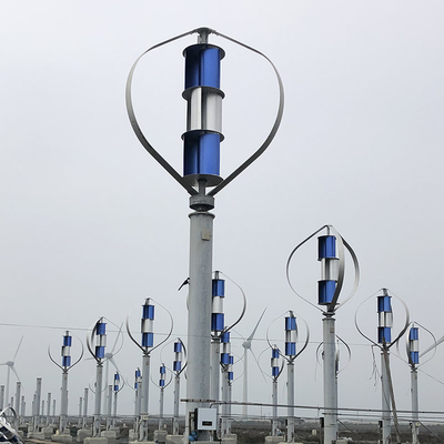 Générateur de turbine vertical type Q de vent du vert 24V 48V 800W de turbine de vent IP54