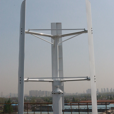 Turbine à air verticale triphasée 1kw 2kw la plupart de conception verticale efficace de turbine de vent d'axe