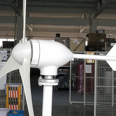 Petite turbine de vent horizontale blanche pour l'usage à la maison 600W 800W 1000W 12V 24V 48V