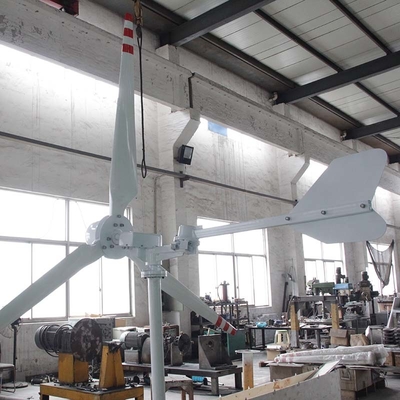 Kit entier à haute production blanc de turbine de vent de Chambre du générateur de vent 220V 70KW