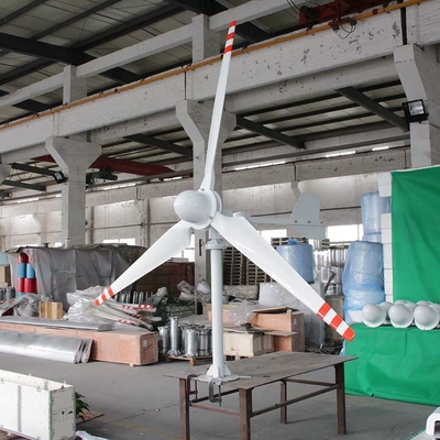 Connexion faite maison bleue de bride de la turbine de vent d'alternateur 50KW 380V