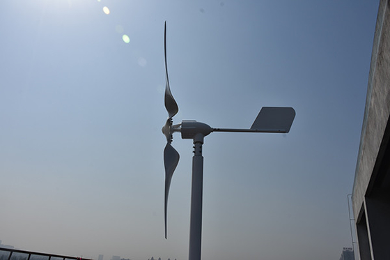 petite usine horizontale d'énergie éolienne de la turbine de vent de l'axe 0.8kW horizontal 24V 48Volt 1000W