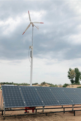générateurs de vent horizontaux blancs axiaux horizontaux de la turbine de vent 5000W 1KW 48V 220V pour l'usage à la maison
