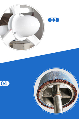 turbine de vent horizontale d'axe de 96V 220V 3Ph outre de générateur de vent de grille