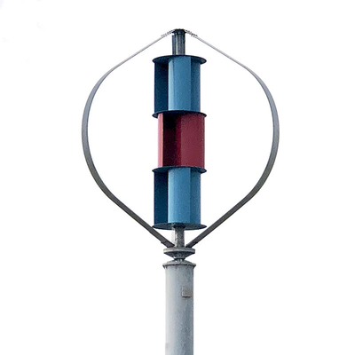 Type Q outre du ménage à faible bruit de lame d'alliage d'aluminium du générateur de vent de grille 48V 1KW