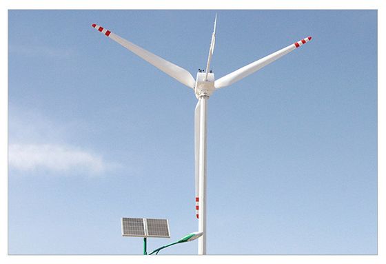 Moulin de vent horizontal horizontal de la turbine de vent de connexion de bride 10KW 220V